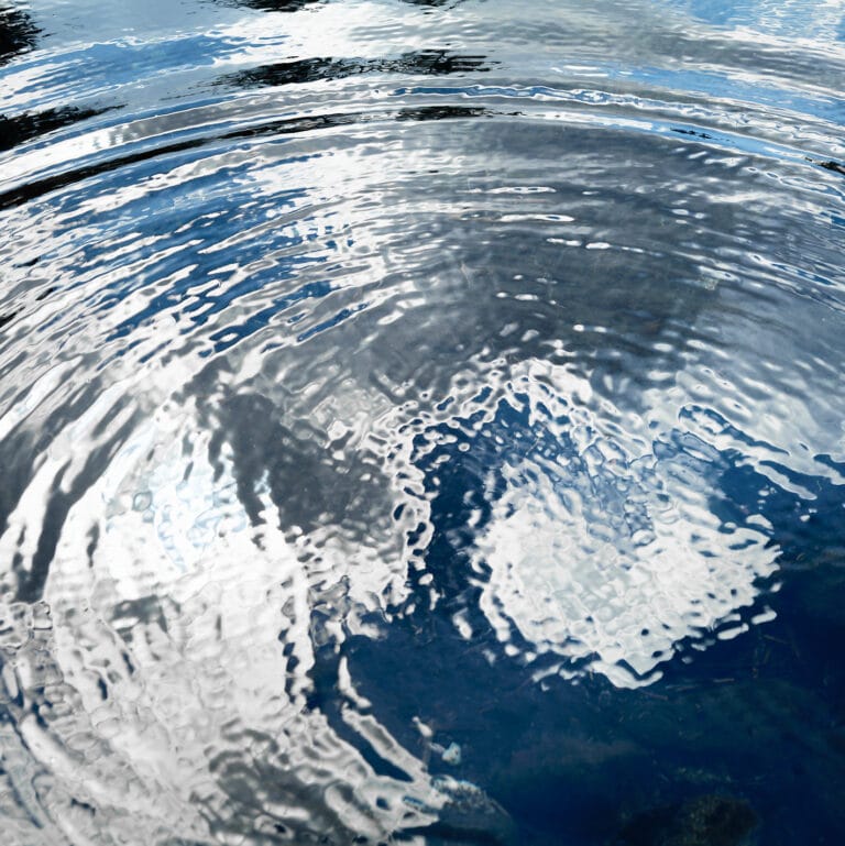 Appassionato: abstract photography of water surface, with heart shaped patterns