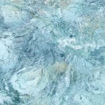 structures and patterns on water surface looking like the gem stone Aquamarin