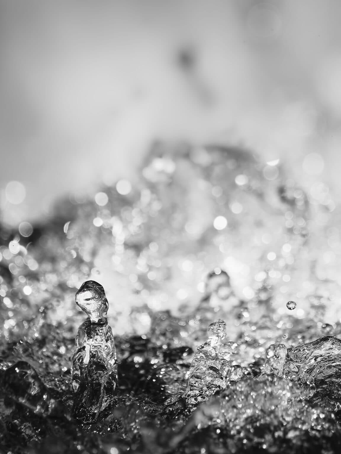 Heading for Venus: fine art photography of splashing water drops