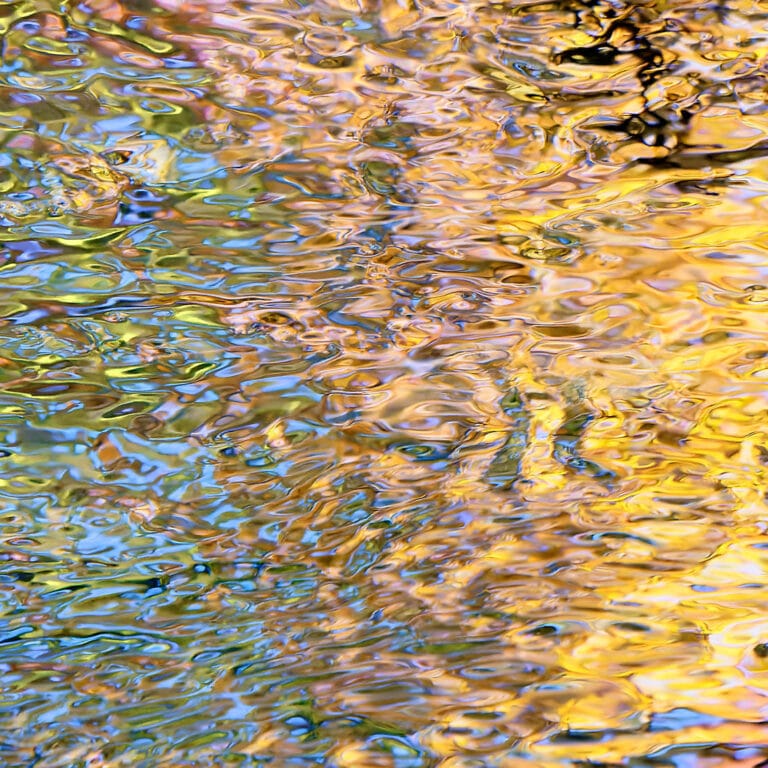 Symphony: abstract photography of water surface